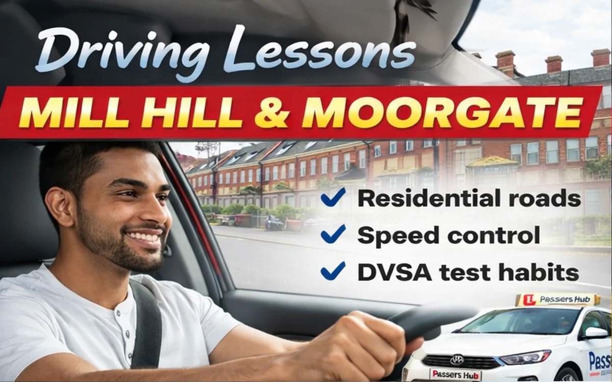 Driving lessons in Mill Hill and Moorgate, Blackburn with Passers Hub